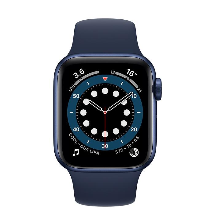 Apple Watch Series 6 Blue Aluminum Case with Deep Navy Sport Band GPS - iStock BD