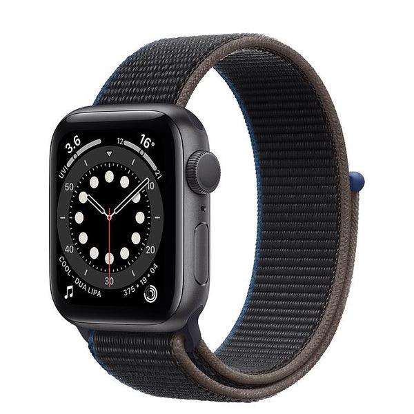 Apple Watch Series 6 Space Gray Aluminum Case with Sport Loop (44mm/40mm GPS ) - iStock BD