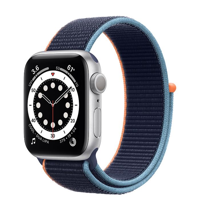 Apple Watch Series 6 Silver Aluminum Case with Sport Loop-(44mm,40mm GPS + Cellular) - iStock BD