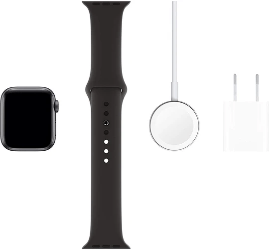 Brand New Apple Watch Series 5 (GPS + Cellular, 44MM) - Space Gray Aluminum Case with Black Sport Band - iStock BD